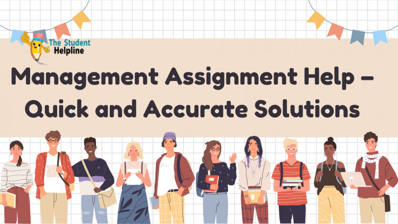 Management Assignment Help – Quick and Accurate Solutions