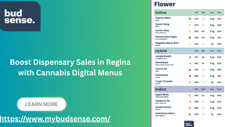 Boost Dispensary Sales in Regina with Cannabis Digital Menus