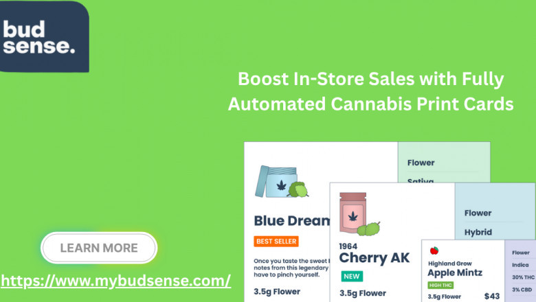 Boost In-Store Sales with Fully Automated Cannabis Print Cards
