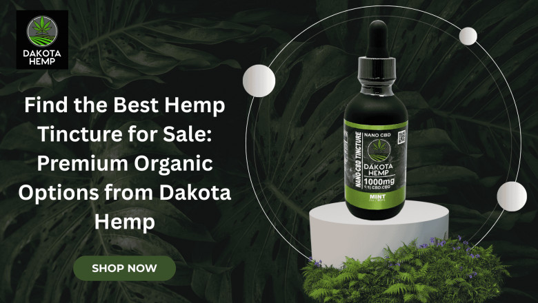 Hemp Tincture for Sale – Dakota Hemp Organic Collection