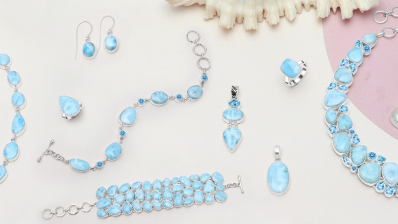 Larimar Jewelry For Peaceful, Elegant Living