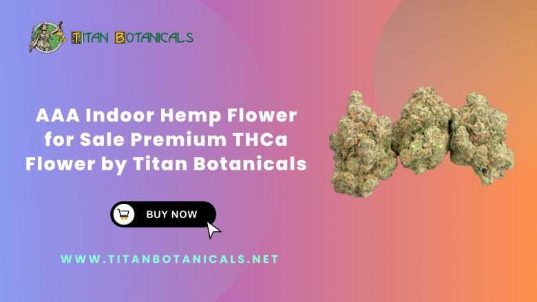 Premium AAA Indoor Hemp Flower for Sale Titan Botanicals