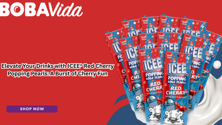 Elevate Your Drinks with ICEE® Red Cherry Popping Pearls: A Burst of Cherry Fun
