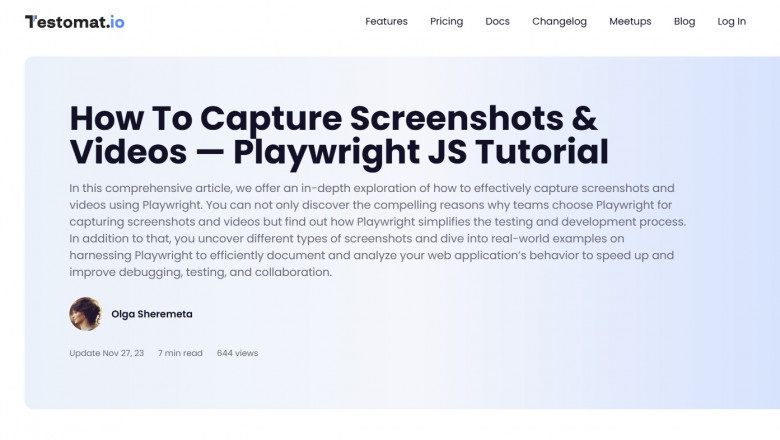 How to Capture Screenshots and Videos in Playwright: A Complete Guide for Playwright Screenshot Testing