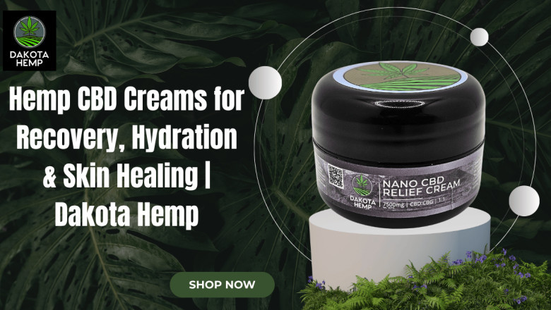 Hemp CBD Creams for Skin & Muscle Relief | Dakota Hemp